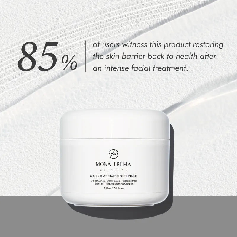 Mặt nạ làm dịu và hạ nhiệt da Mona Frema Glacier Trace Elements Soothing Gel 50ml